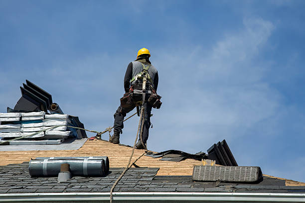 Professional Gutter Installation technician working in McAdoo, PA